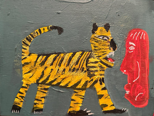 Talking to the red head