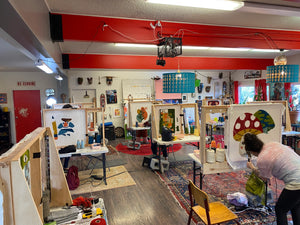 Repeat student only tufting open studio October 27th  2023