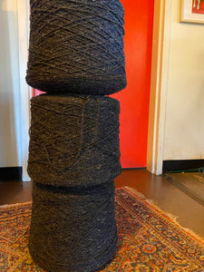 Black Heather 100% rug wool