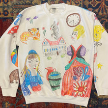 Load image into Gallery viewer, Cinderella sweater - hand drawn, one of a kind