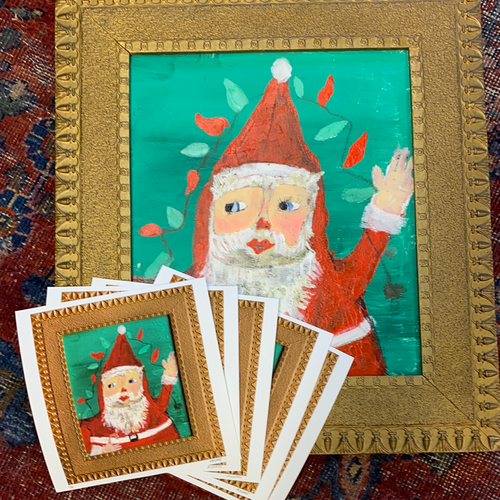 Santa print or painting