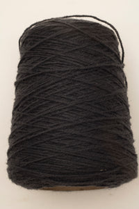 Paynes Gray Black 100% rug wool
